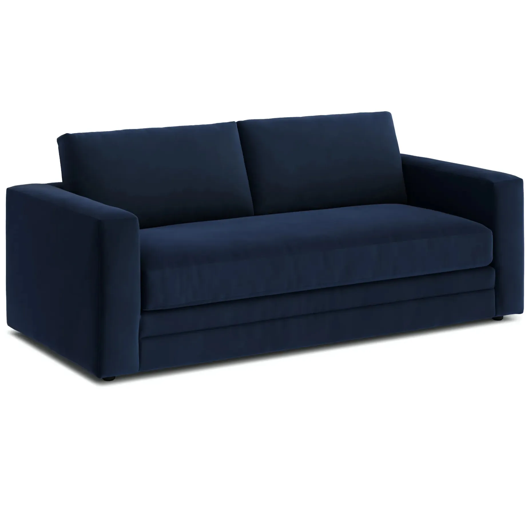 Riley 84" Velvet Storage Sofa - Hale Ink