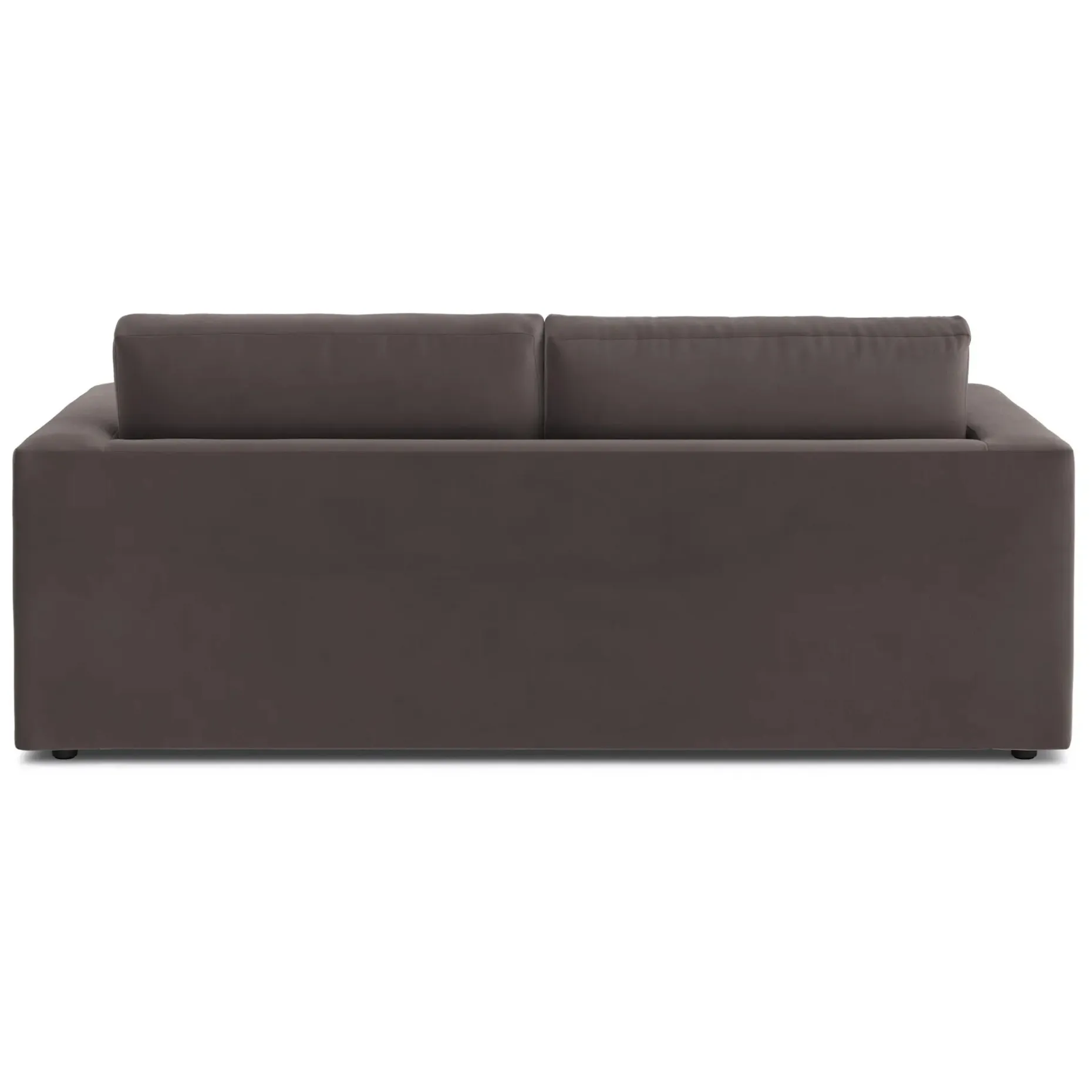 Riley 84" Velvet Storage Sofa - Hale Warm Gray