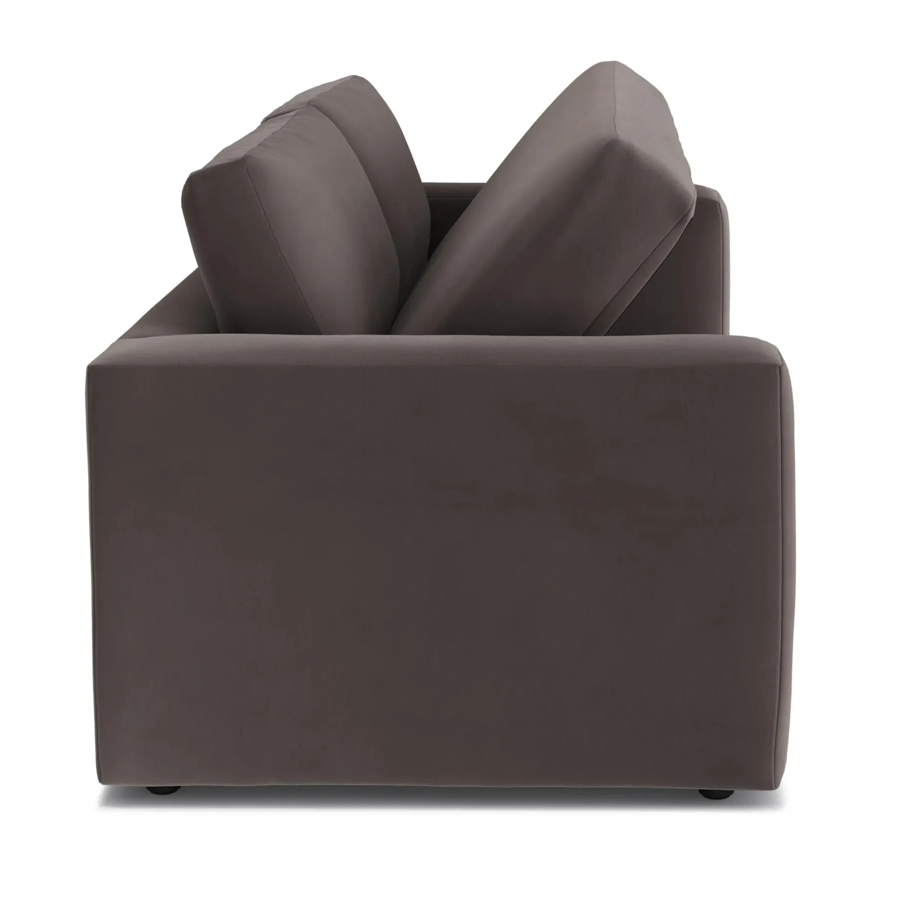 Riley 84" Velvet Storage Sofa - Hale Warm Gray