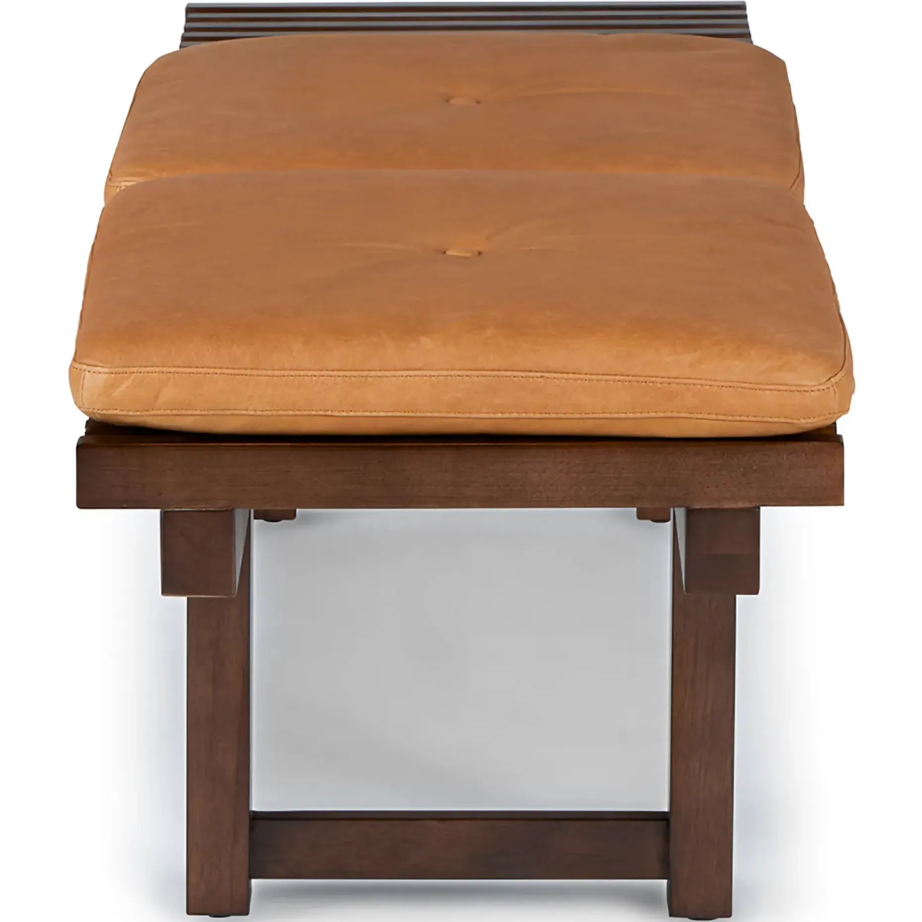 Ripa 59" Leather Bench - Charme Tan