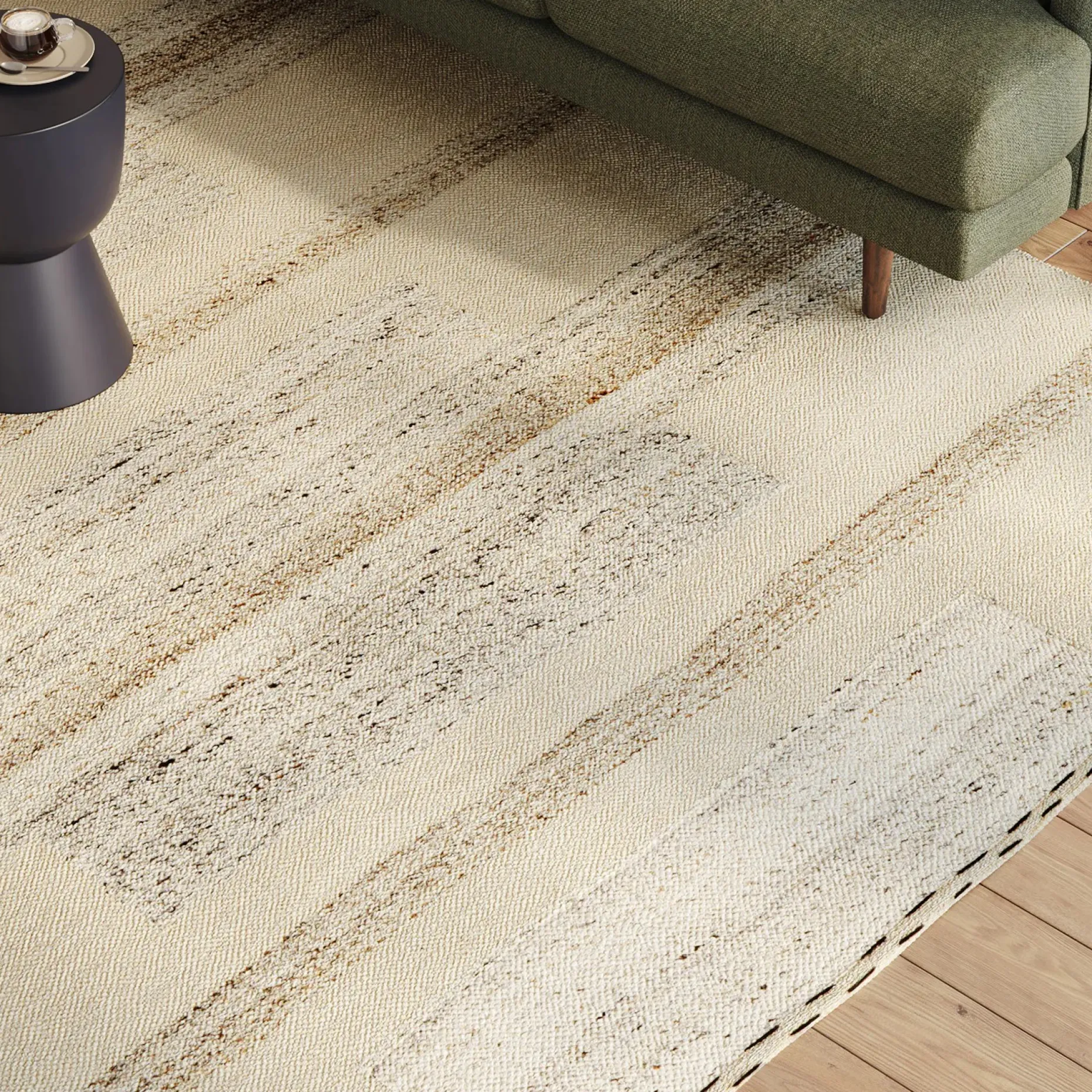 Riya 8 x 10 Performance Rug - Tonal Shapes
