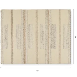 Riya 8 x 10 Performance Rug - Tonal Shapes
