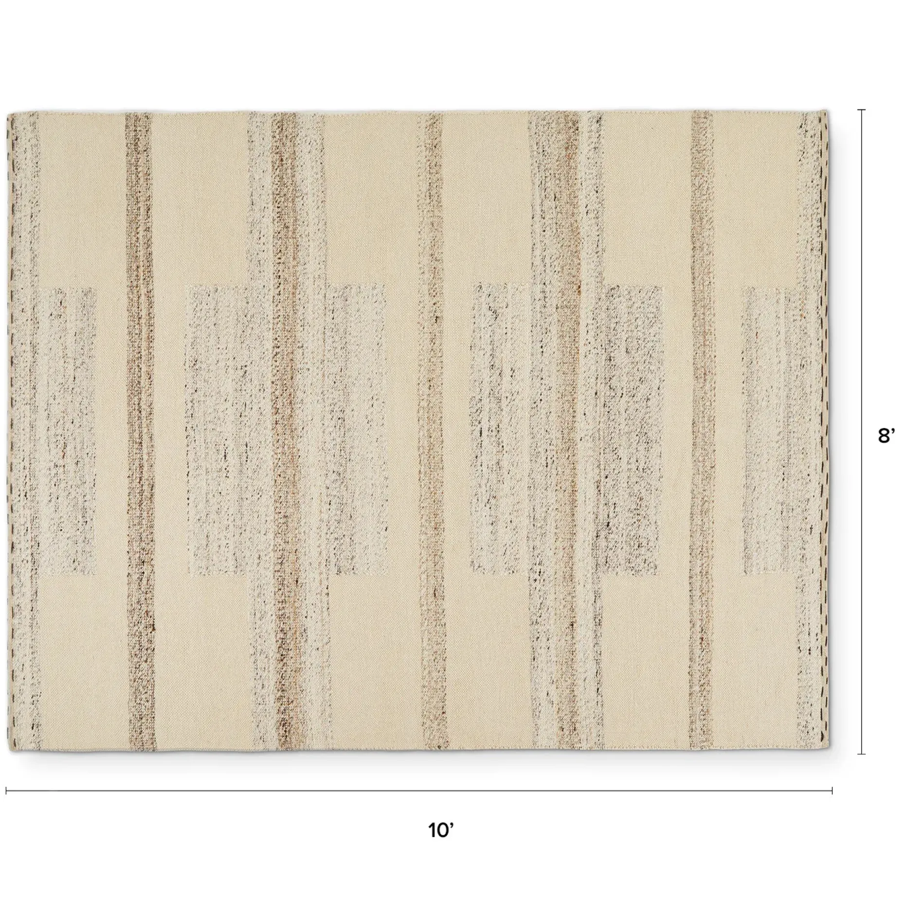 Riya 8 x 10 Performance Rug - Tonal Shapes