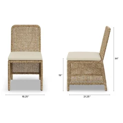 Robbi Outdoor Dining Chair - Dravite Ivory