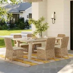 Robbi Outdoor Dining Chair - Dravite Ivory