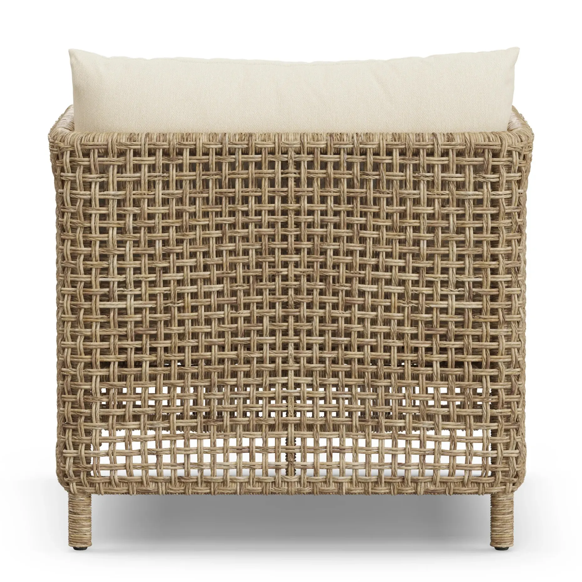 Robbi 32.5" Outdoor Lounge Chair Set - Dravite Ivory
