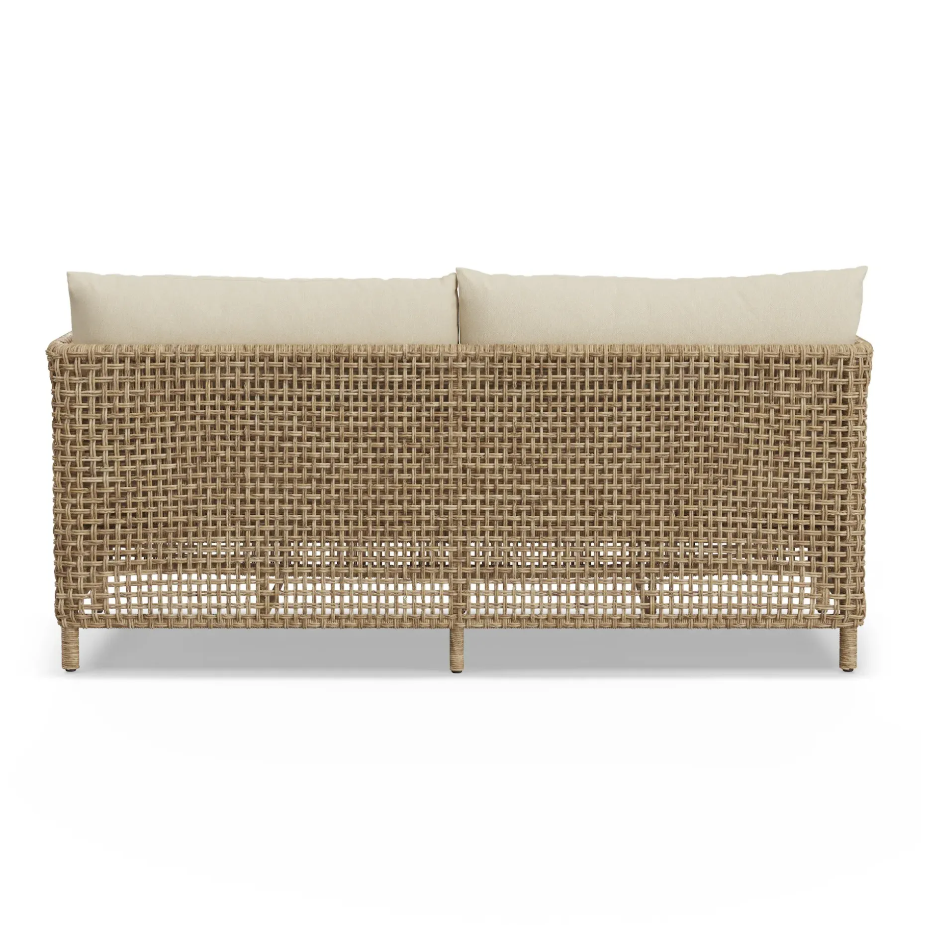 Robbi 67.25" Outdoor Loveseat - Dravite Ivory