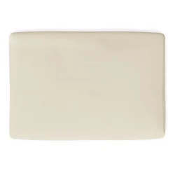 Robbi 29" Outdoor Ottoman - Dravite Ivory