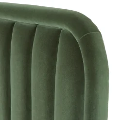 Rolph King Velvet Headboard - Plush Pacific Green