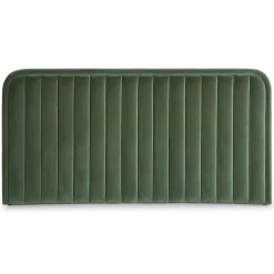 Rolph King Velvet Headboard - Plush Pacific Green