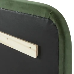 Rolph King Velvet Headboard - Plush Pacific Green