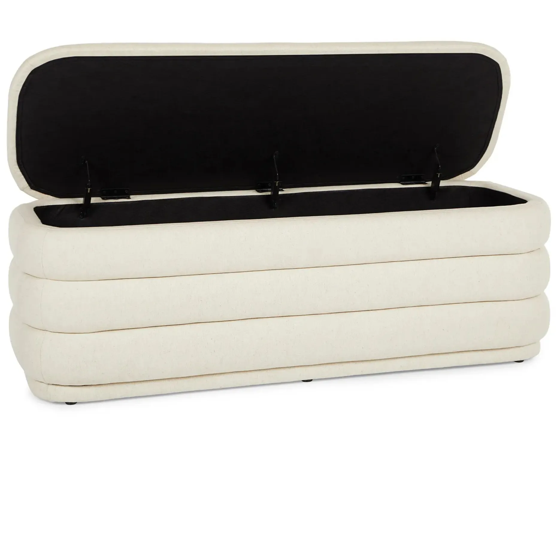 Rolph 55.5" Storage Bench - Sand Ivory