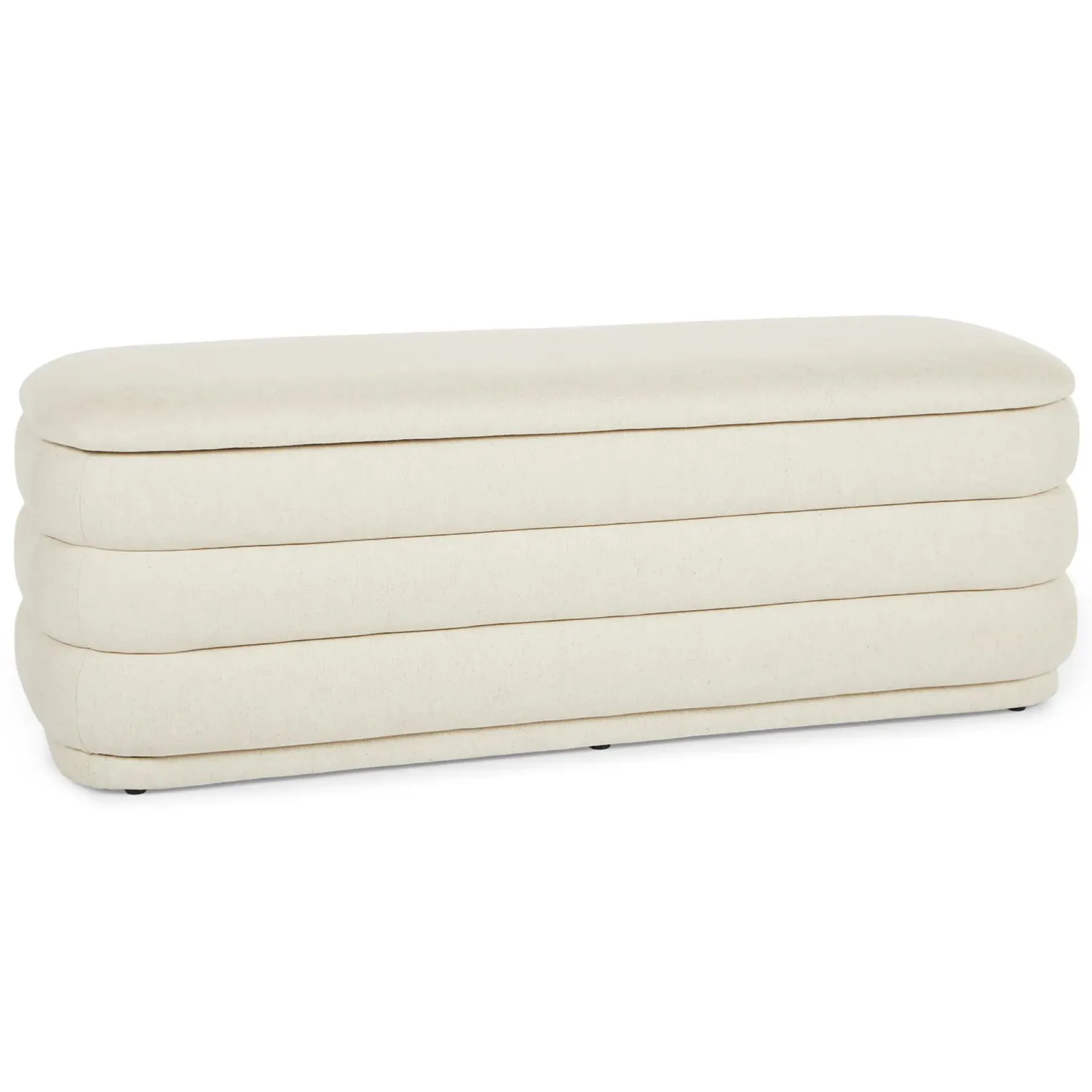Rolph 55.5" Storage Bench - Sand Ivory