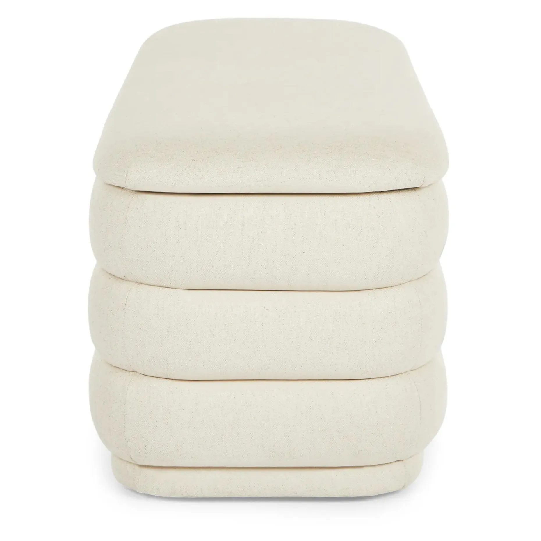 Rolph 55.5" Storage Bench - Sand Ivory