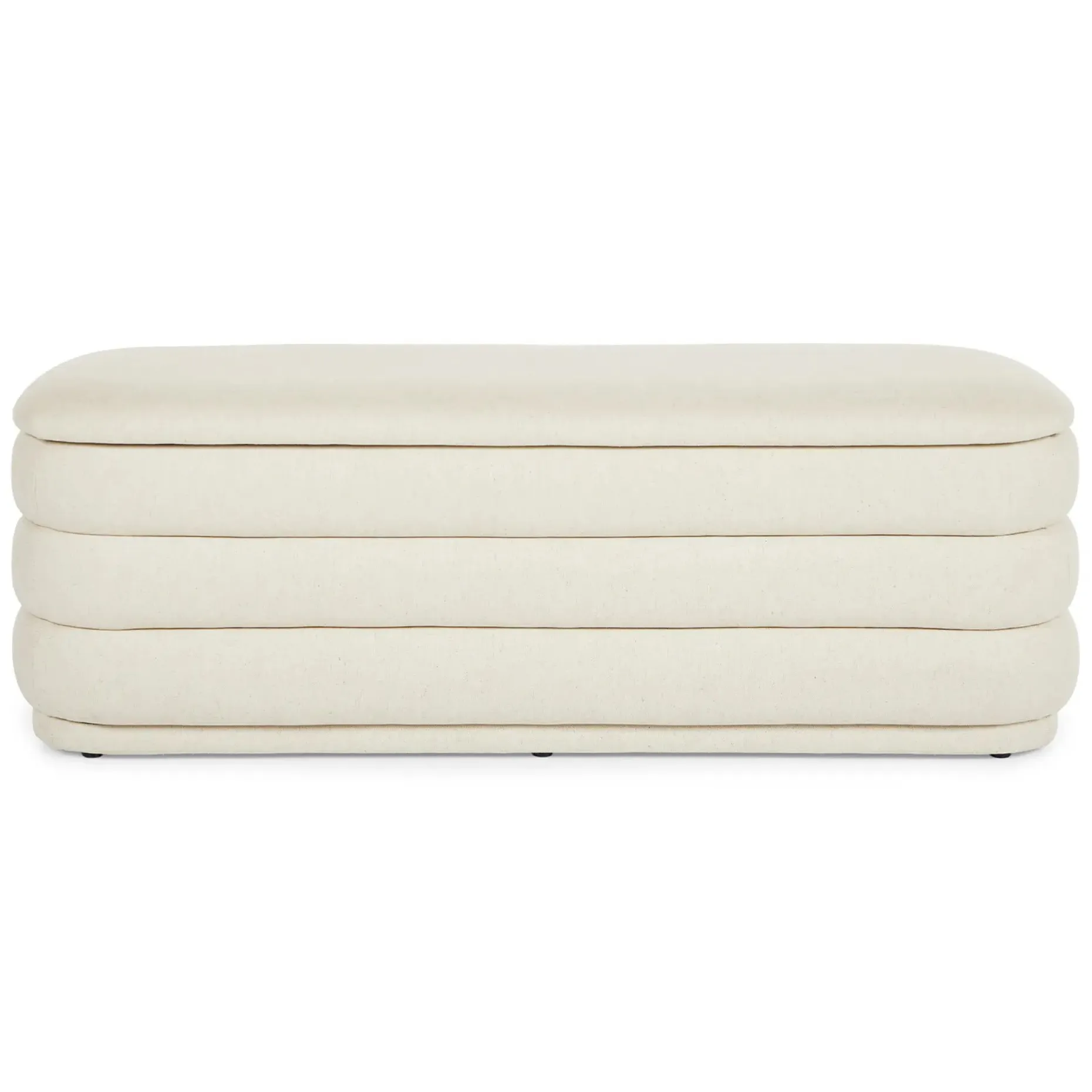 Rolph 55.5" Storage Bench - Sand Ivory