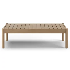 Rosa 47" Outdoor Coffee Table - Light Eucalyptus
