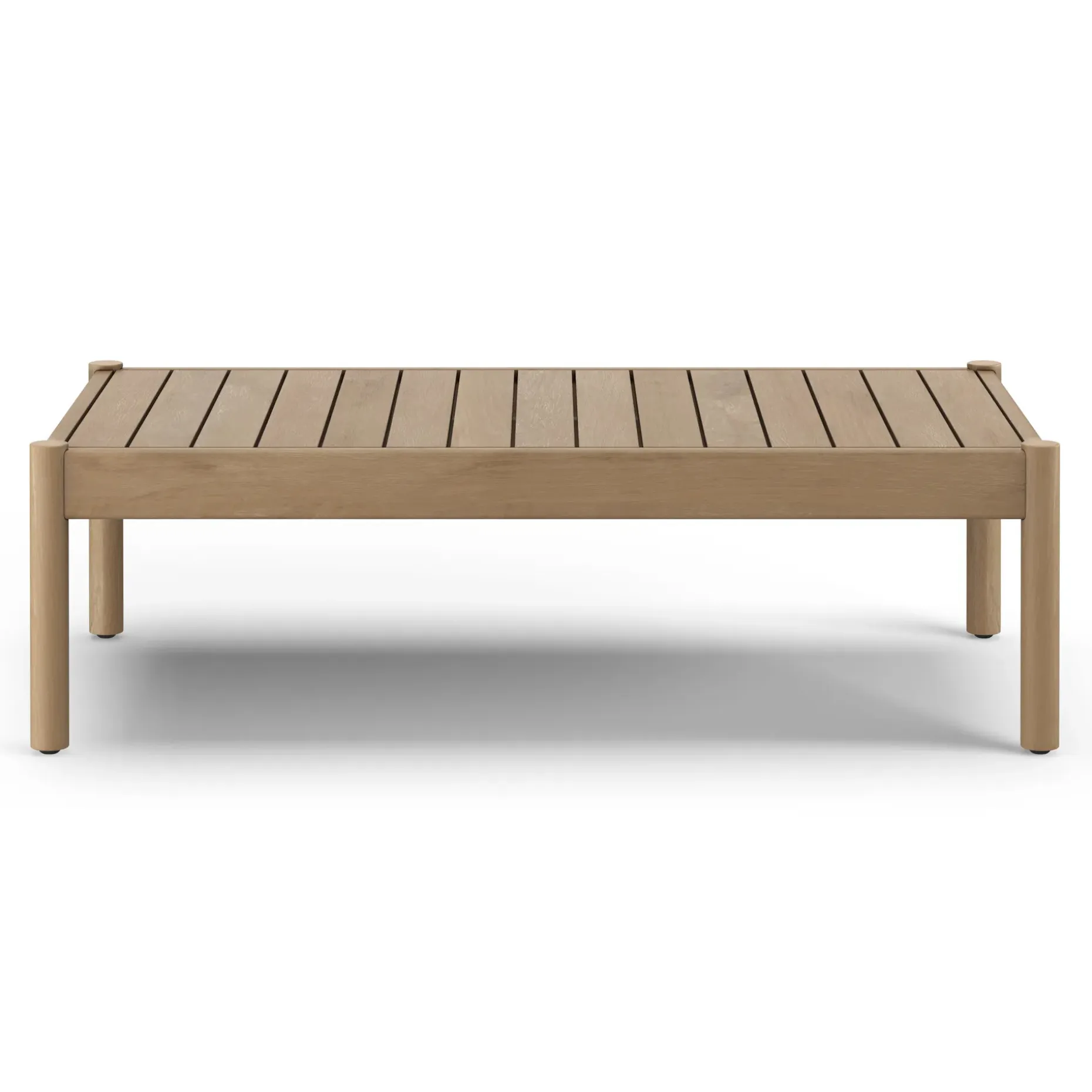 Rosa 47" Outdoor Coffee Table - Light Eucalyptus