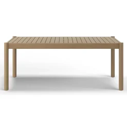 Rosa 75" Outdoor Dining Table - Light Eucalyptus