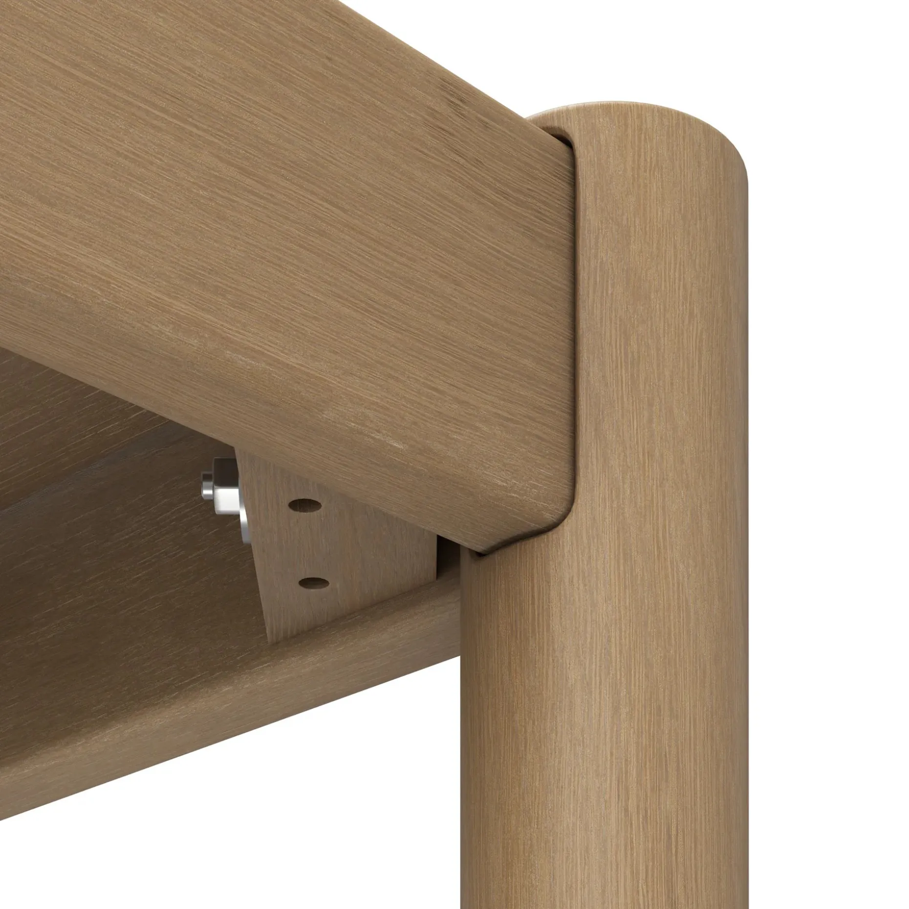 Rosa 75" Outdoor Dining Table - Light Eucalyptus