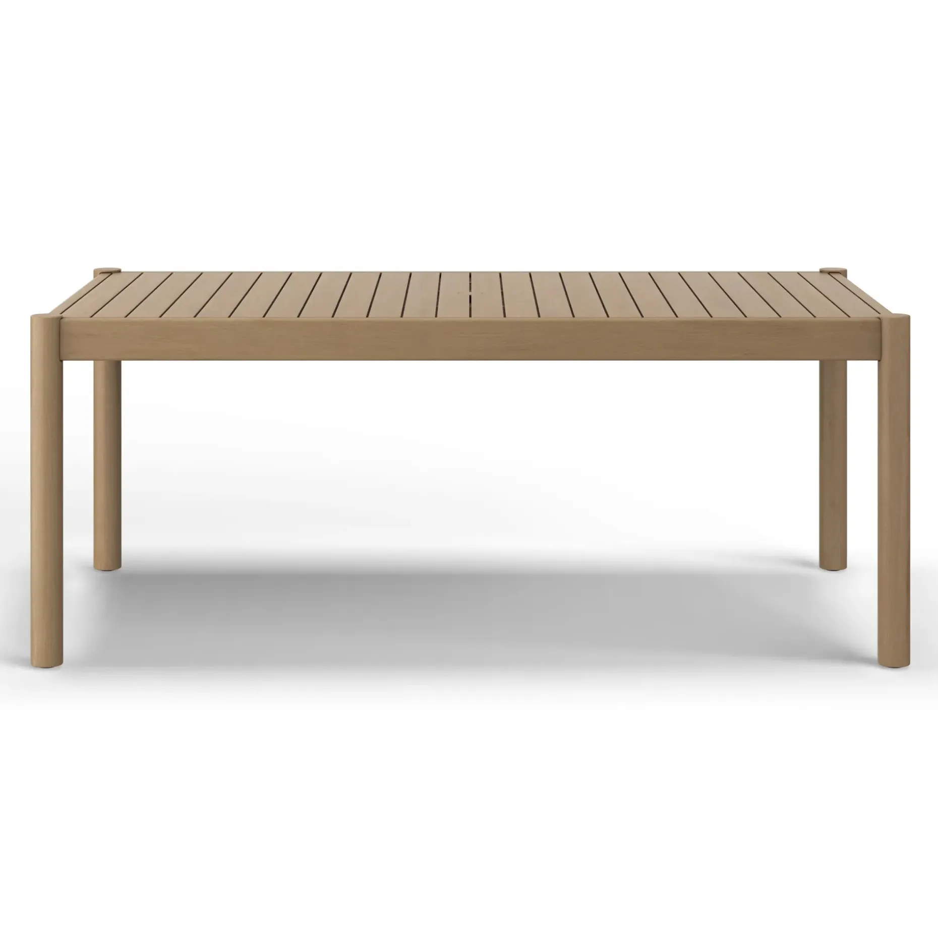 Rosa 75" Outdoor Dining Table Set - Light Eucalyptus