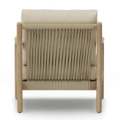 Rosa 80" Outdoor Sofa Lounge Set - Dravite Ivory