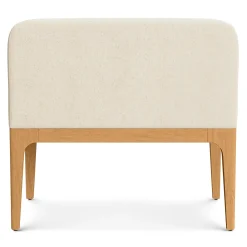 Rosin 34" Armless Banquette - Natural Oak and Sand Ivory