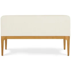 Rosin 53" Armless Banquette - Natural Oak and Sand Ivory
