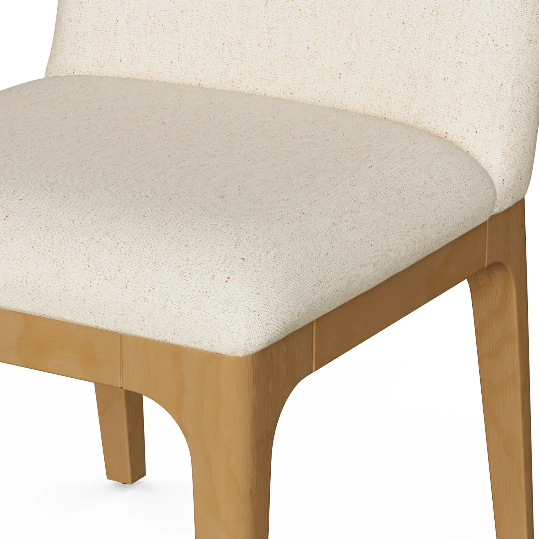 Rosin Dining Chair - Natural Oak and Sand Ivory