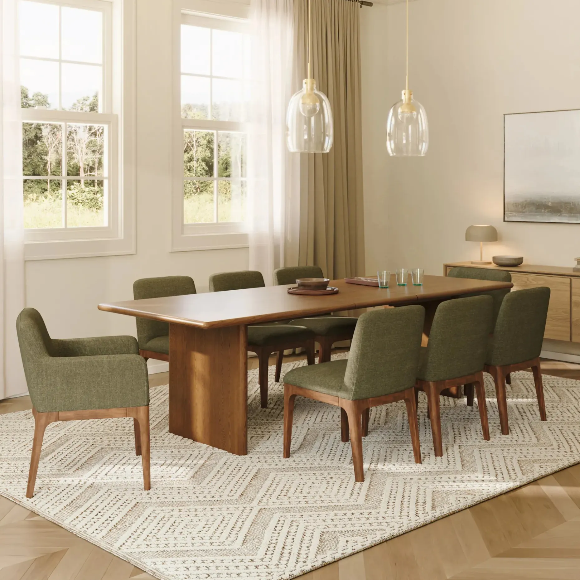 Rosin Dining Chair - Natural Oak and Sand Ivory