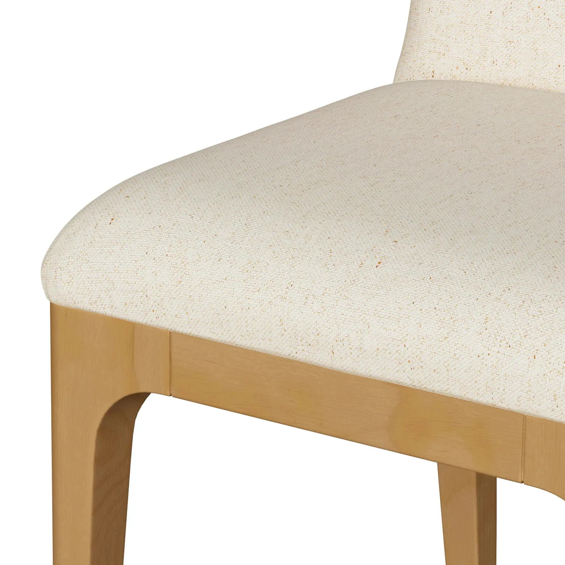 Rosin Dining Chair - Natural Oak and Sand Ivory