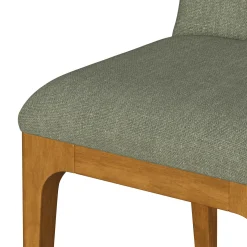 Rosin Dining Chair - Smoked Oak and Welsh Green