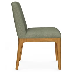 Rosin Dining Chair - Smoked Oak and Welsh Green