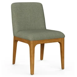 Rosin Dining Chair - Smoked Oak and Welsh Green