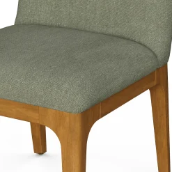 Rosin Dining Chair - Smoked Oak and Welsh Green