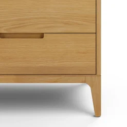 Rosin 6-Drawer Double Dresser - Natural Oak