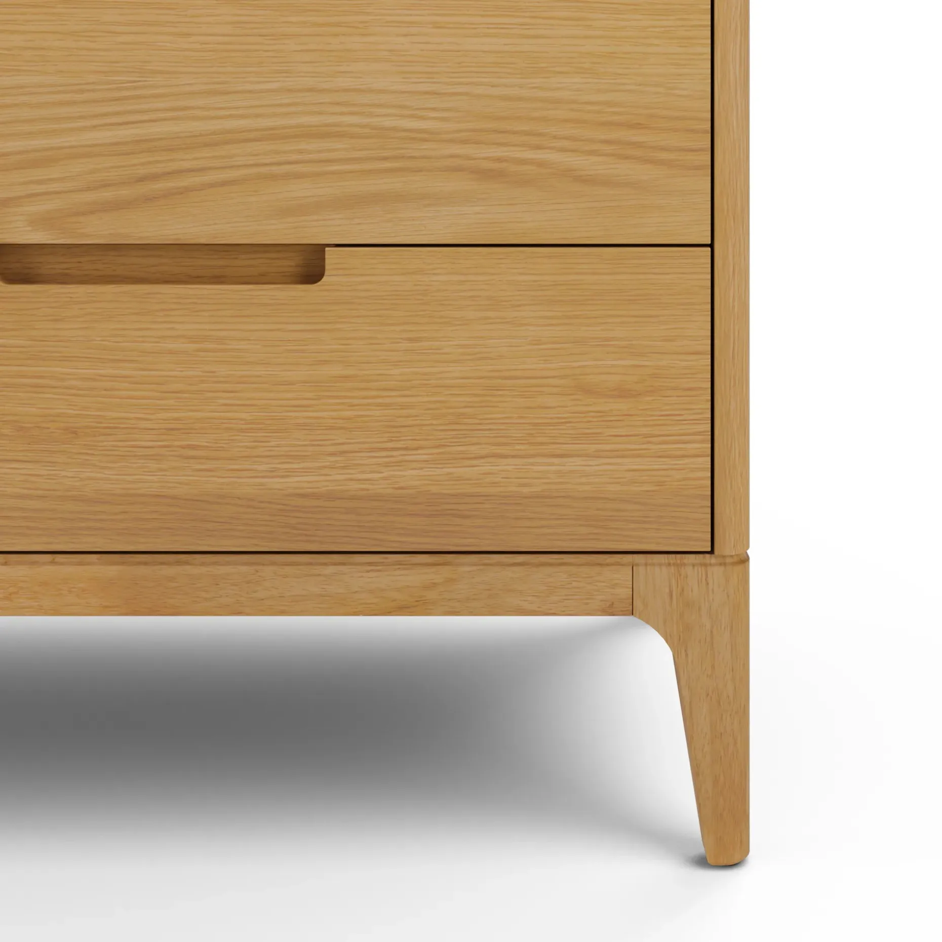 Rosin 6-Drawer Double Dresser - Natural Oak