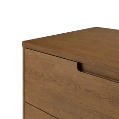 Rosin 6-Drawer Double Dresser - Smoked Oak