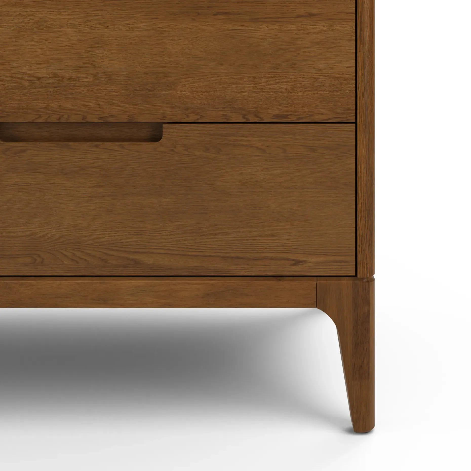 Rosin 6-Drawer Double Dresser - Smoked Oak