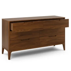 Rosin 6-Drawer Double Dresser - Walnut