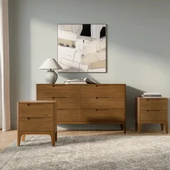 Rosin 6-Drawer Double Dresser - Walnut