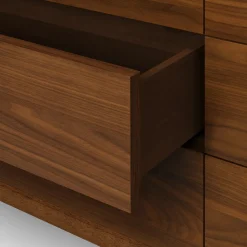 Rosin 6-Drawer Double Dresser - Walnut