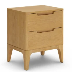 Rosin 2-Drawer Nightstand - Natural Oak