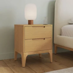 Rosin 2-Drawer Nightstand - Natural Oak