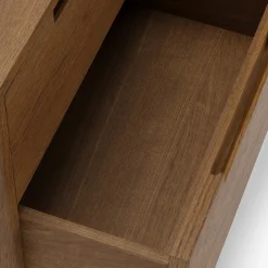 Rosin 2-Drawer Nightstand - Smoked Oak