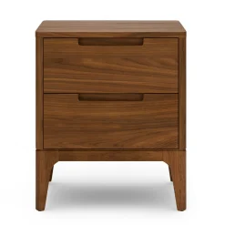 Rosin 2-Drawer Nightstand - Walnut