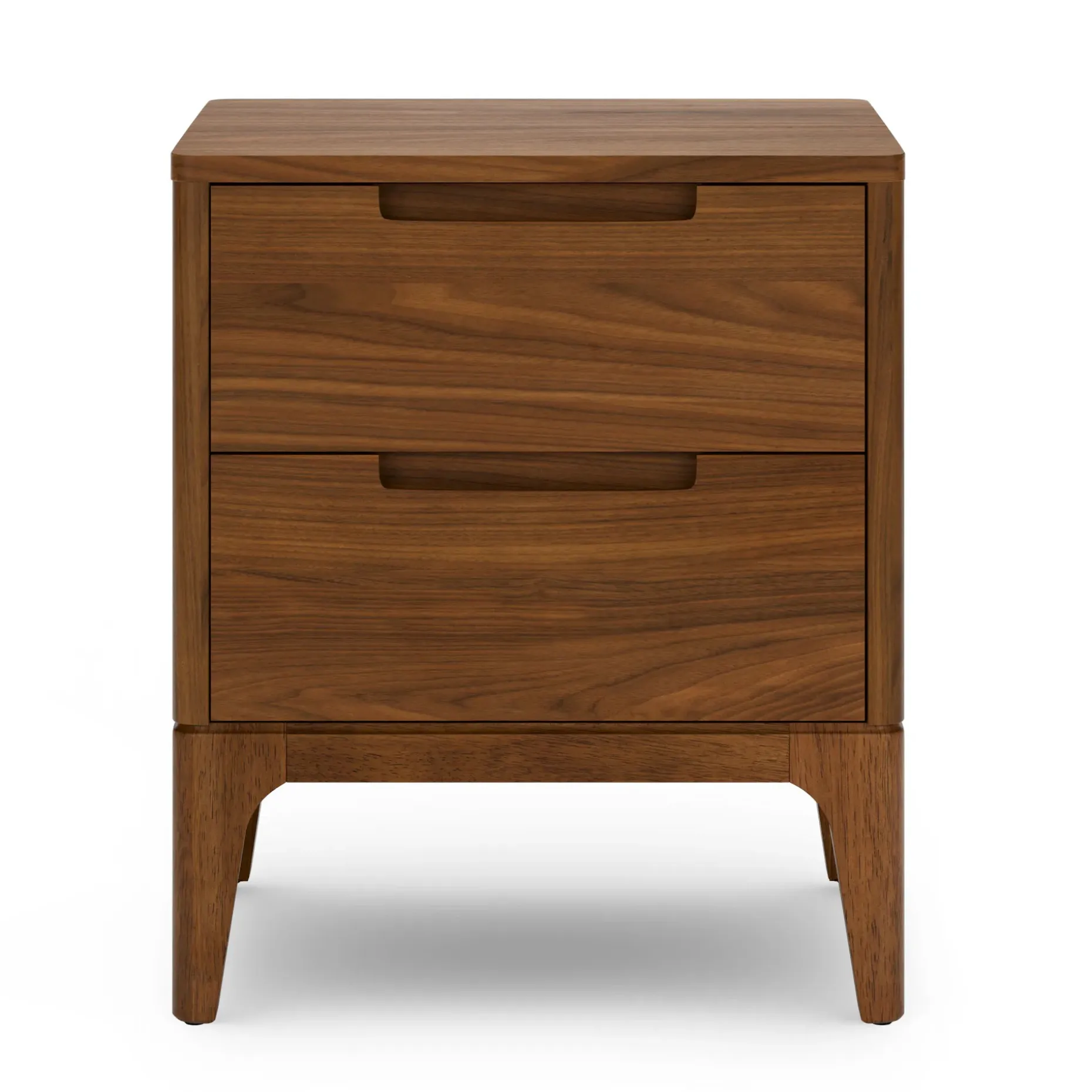 Rosin 2-Drawer Nightstand - Walnut