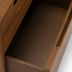 Rosin 2-Drawer Nightstand - Walnut
