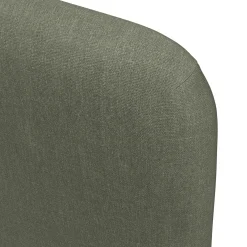 Rosin King Upholstered Bed - Smoked Oak and Welsh Green