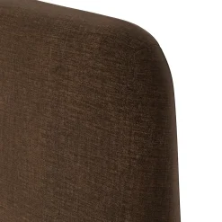 Rosin King Upholstered Bed - Walnut and Valor Brown