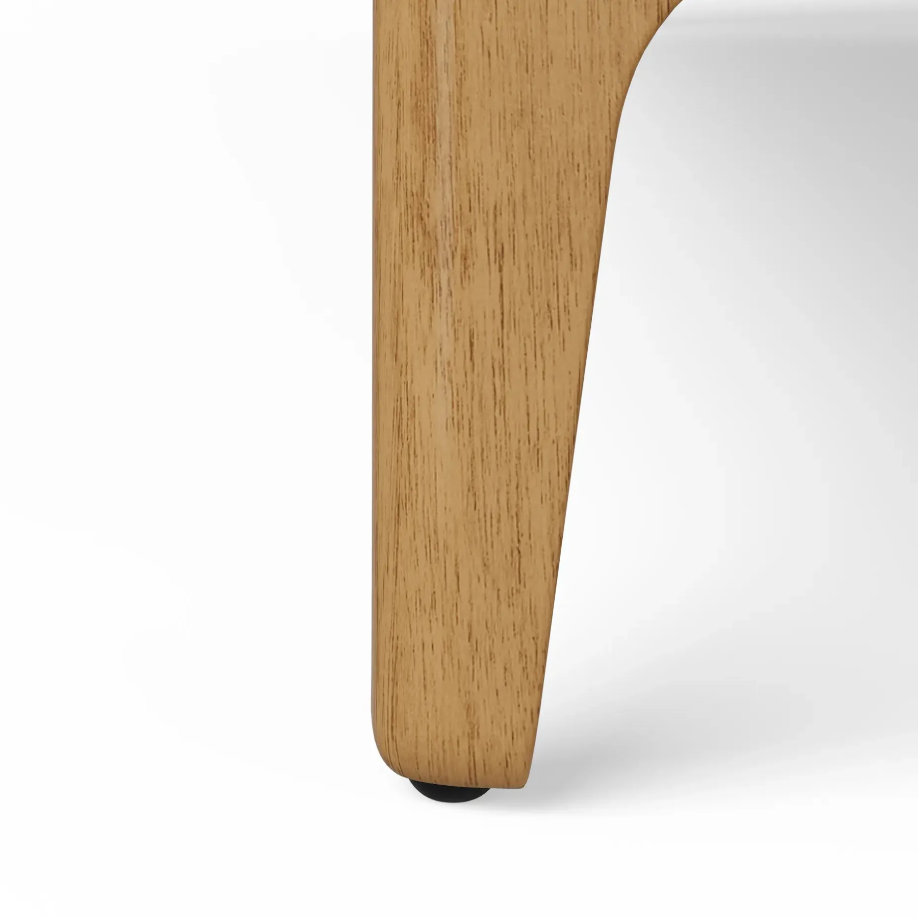 Rosin Queen Upholstered Bed - Natural Oak and Sand Ivory